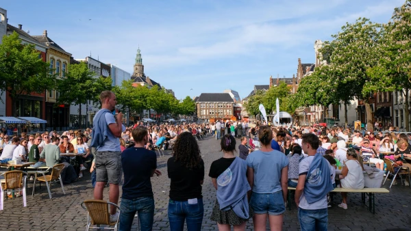 Stadsdiner op de Vismarkt