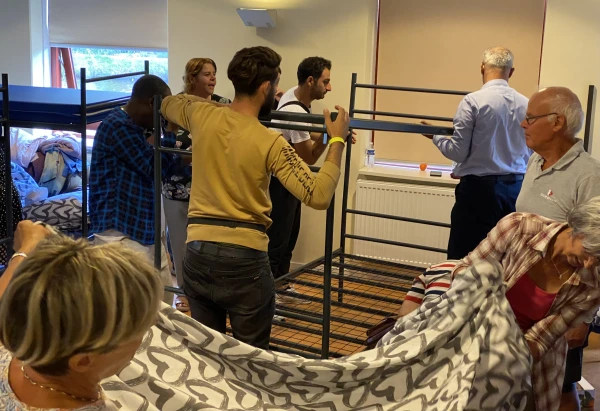 Opvang van vluchtelingen in de kerken in en rond Groningen